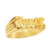 Personalized Solid Handmade Name Ring