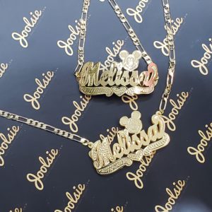 14K GP Double Plated Character Name Necklace / Bracelet